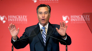 Mitt Romney Knocks It Out of the Park With Recycled Joke About Trump's 'Foreign' Wives